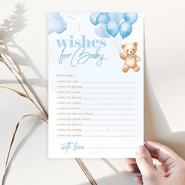 Ursinho de pelúcia azul de balões (Criador carregado)