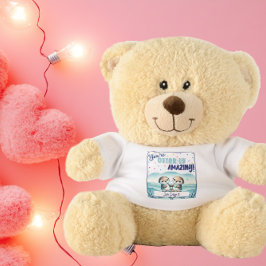Ursinho De Pelúcia You're Otterly Amazing cute otter Valentine