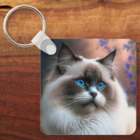 Ursinho de Ragdoll Cat Chaveiro
