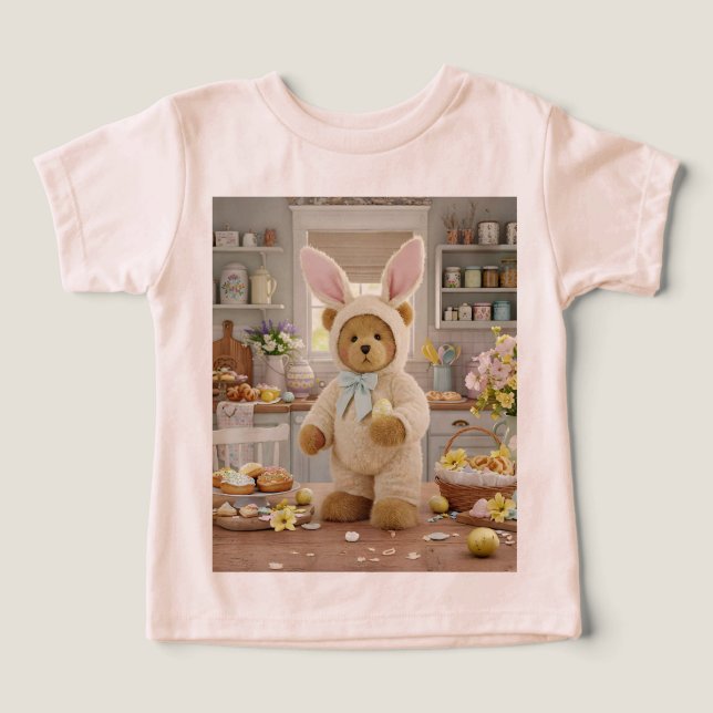 Ursinho do coelho da Páscoa (Design frontal)