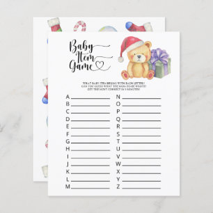 Ursinho - Jogo de Item Bebê. Jogo do chá de fralda