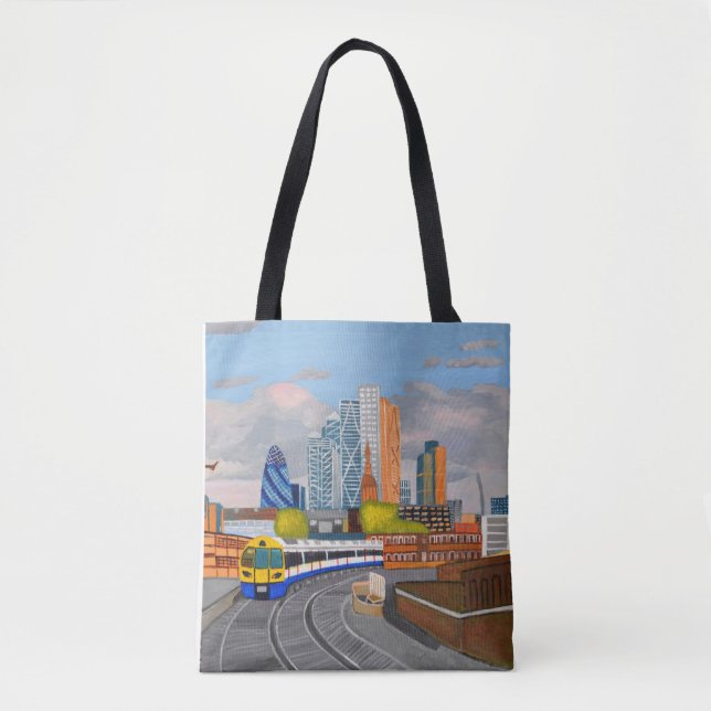 Ursinho Tote Bag de Londres (Frente)