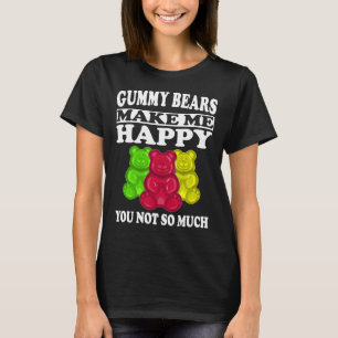 Ursinhos Fantasmas Me Fazem Feliz Camisa Engraçad