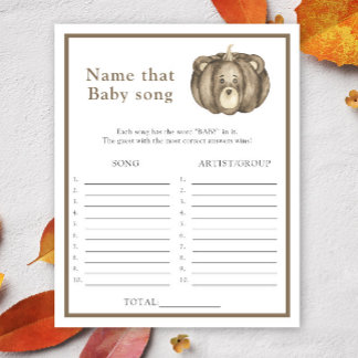 Urso Abóbora - Chame esse Bebê