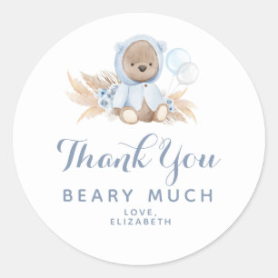 Urso Azul, Obrigado, Beary Muita Etiqueta