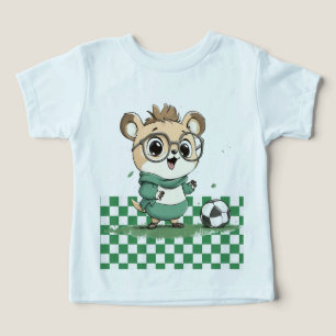 Urso Bonito com Bola de Futebol