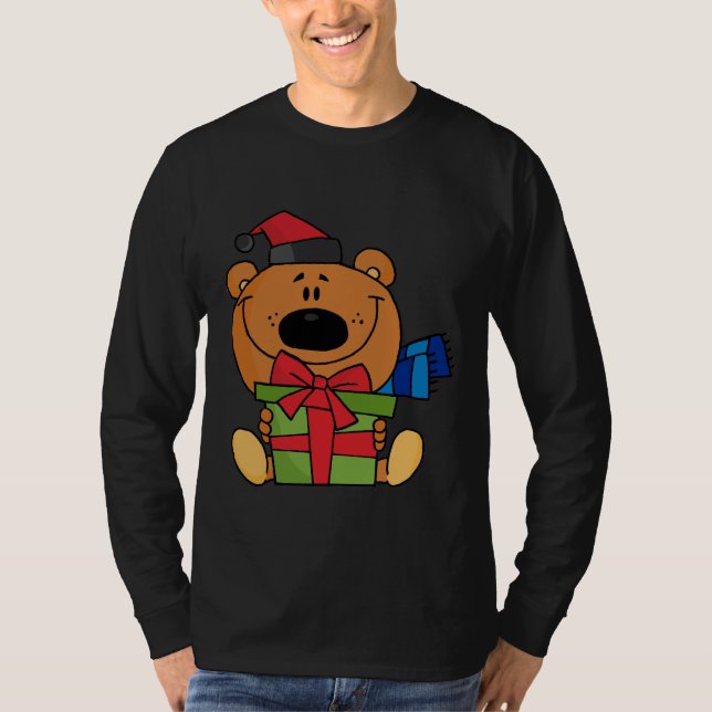 Urso com Camisetas de Feriado e presentes (Frente)