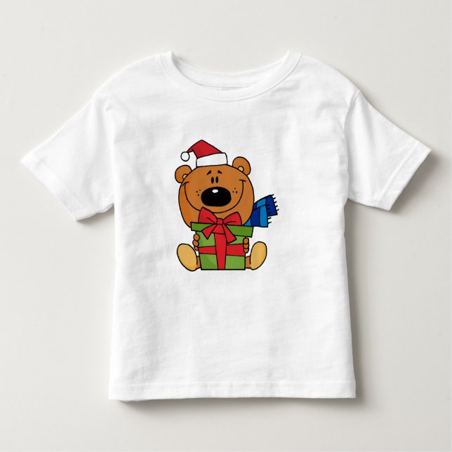 Urso com Camisetas de Feriado e presentes (Frente)