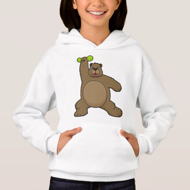 Urso com Dumbbell na Malhação Yoga (Frente)