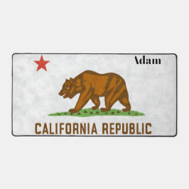 Urso da República da Califórnia Personalizado