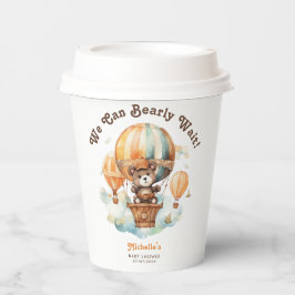 Urso de Aquarela Cuja Chá de fraldas de Balões