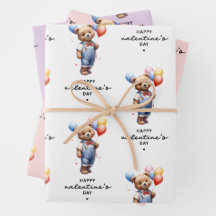 Urso De Aquarela De Dia de os namorados Cinto Com