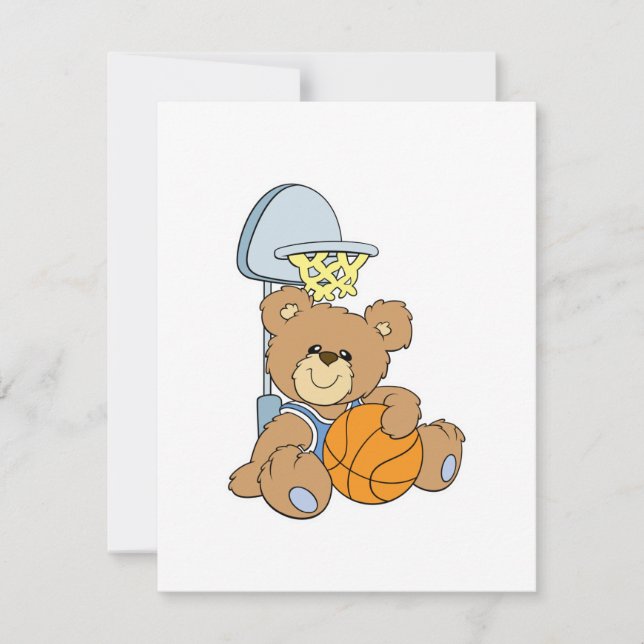 Urso de Basquete Bonito (Frente)