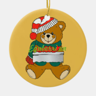 Urso de enfeites de natal