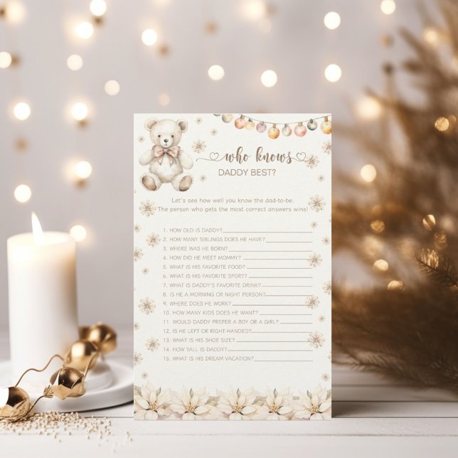 Urso de inverno que conhece o melhor jogo de Chá d (Criador carregado)