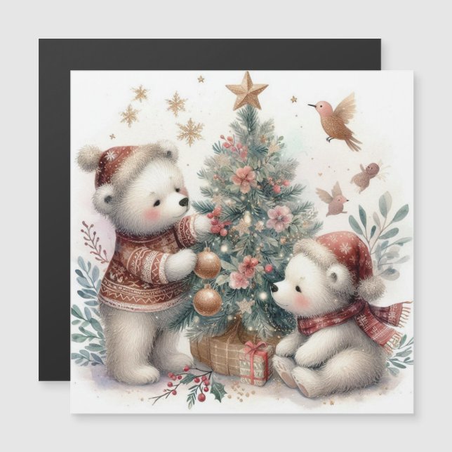 Urso de Natal 1 (Frente/Verso)