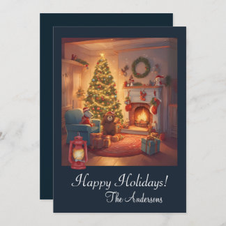 Urso de Natal 9, Feriados Felizes, Cartão de Natal