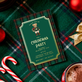 Urso de Natal Xadrez Luxo Preppy