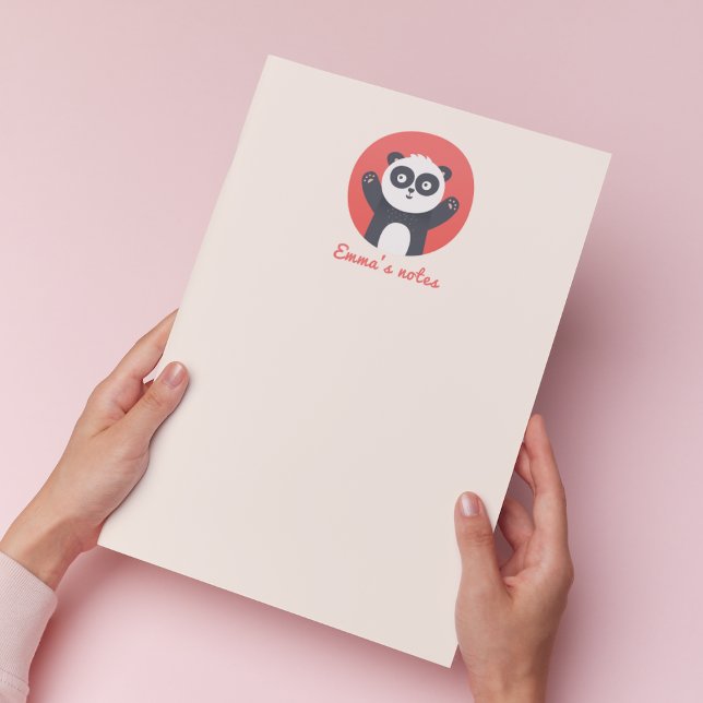 Urso de Panda Bonito - Bloco de Notas de Crianças  (Criador carregado)