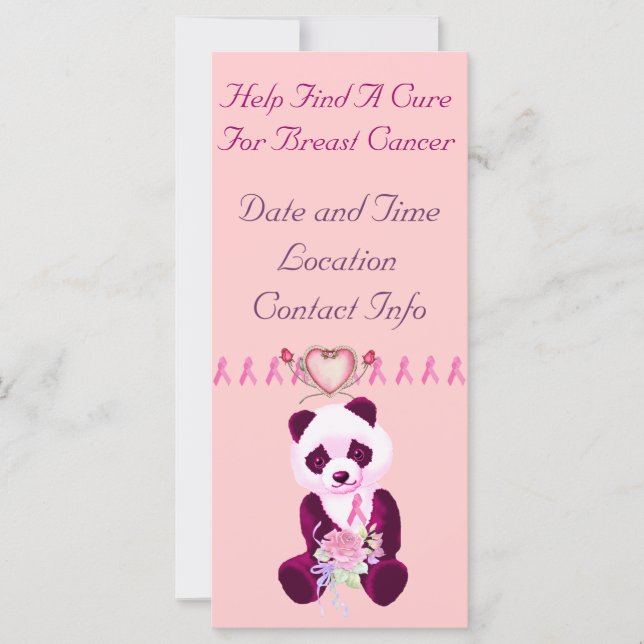 Urso de Panda do Cancer de Mama (Frente)