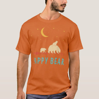 Urso de Pappy com 2 Cubs Camisa Duas Papoupo Bênça