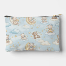 Urso de pelúcia dormindo fofo Lua & Estrelas Berçá