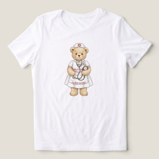 Urso de pelúcia enfermeira personalizado Nome Enfe