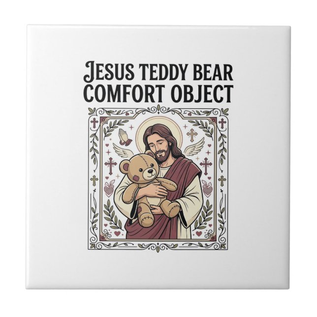 Urso de pelúcia Jesus Objeto de conforto Urso de p (Frente)