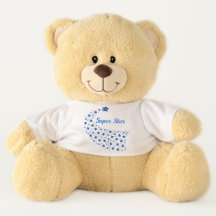 Urso de Pelúcia Super Estrela Azul