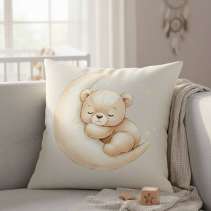 Urso de Sonhos Doces na Almofada da Sala de Bebê L
