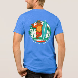 Urso de Surf Californiano Divertido Fundado em 185
