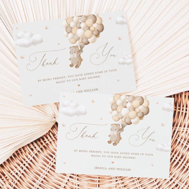 Urso de Teddy com Cartões de agradecimentos de Bal (Criador carregado)