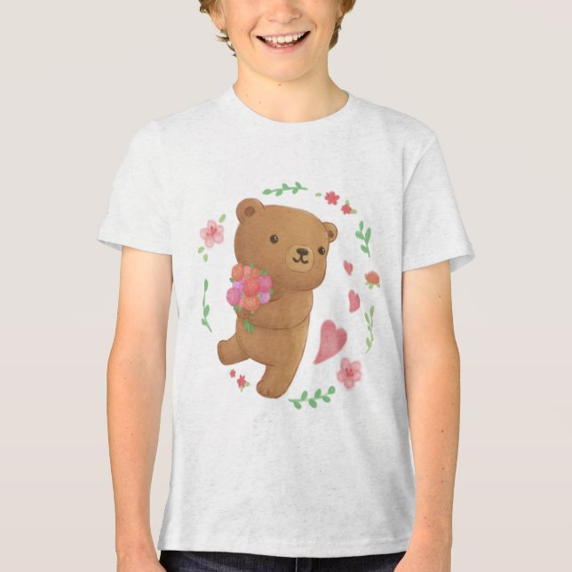 Urso de Teddy com Flores (Frente)