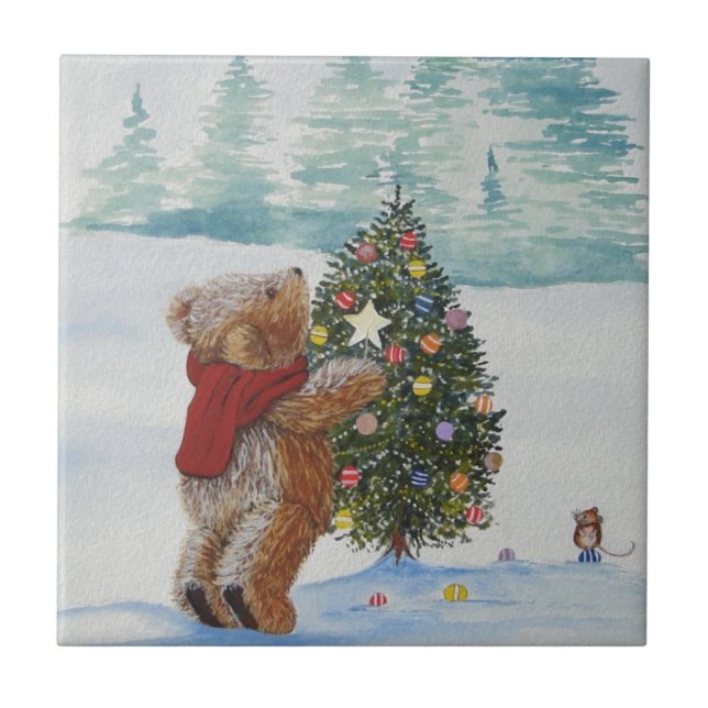 Urso de Teddy de Natal (Frente)