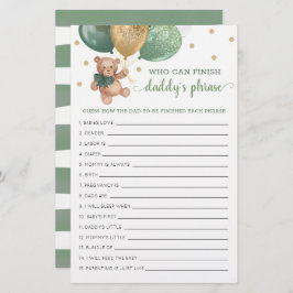 Urso de Teddy Do Jogo Do Pai De Sage