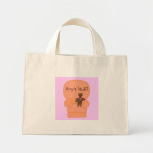 Urso de Teddy na cadeira, coisas de Amys, bolsas d
