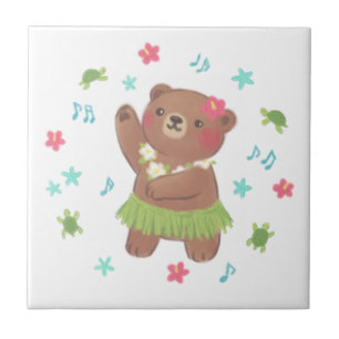 Urso de Teddy na Ilustração do Havaí