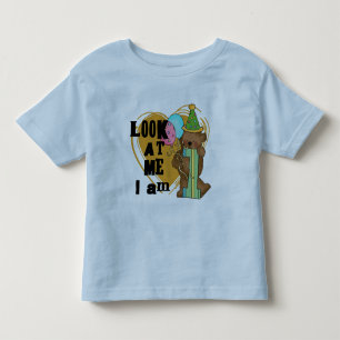 Urso de Teddy Sou 1 Camisetas de Aniversário e Pre
