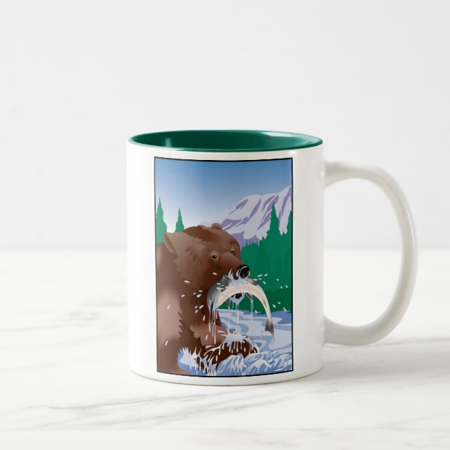Urso de urso, caneca de Alaska (Direita)