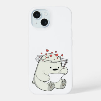 Urso Enamorado Lendo – Capinha de iPhone de Desenh
