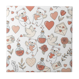 Urso Fofo e Corações -- Pastel Nurserie (11)