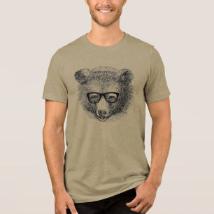 Urso hipster com Óculos