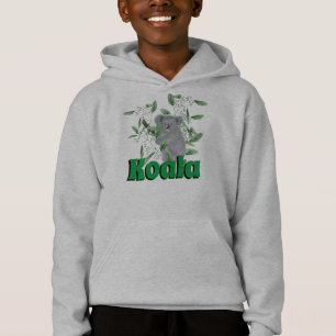 Urso Koala Adorável Subindo Árvore Eucalyptus