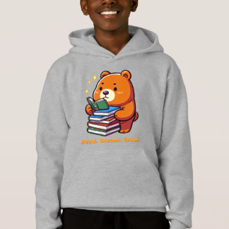 Urso Leitor Fofo com Livros Kawaii