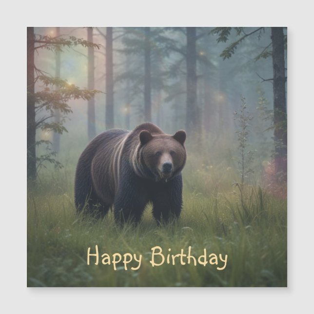 Urso na Floresta Mágica (Frente)