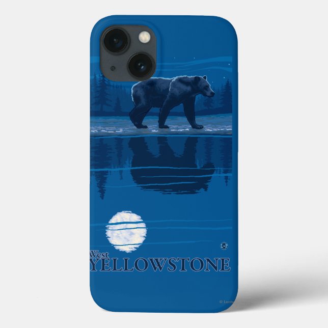 Urso na Lua - West Yellowstone, Montana (Verso)