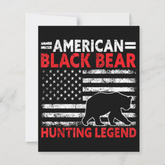 Urso Negro Americano Caçando Legenda do Urso Negro