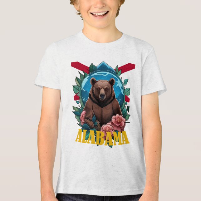 Urso Negro cercado por Camellia, no Alabama (Frente)