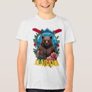 Urso Negro Rodeado por Camélia Com Alabama