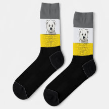 Urso olhando sobre o muro, Amarelo, Preto e Cinza